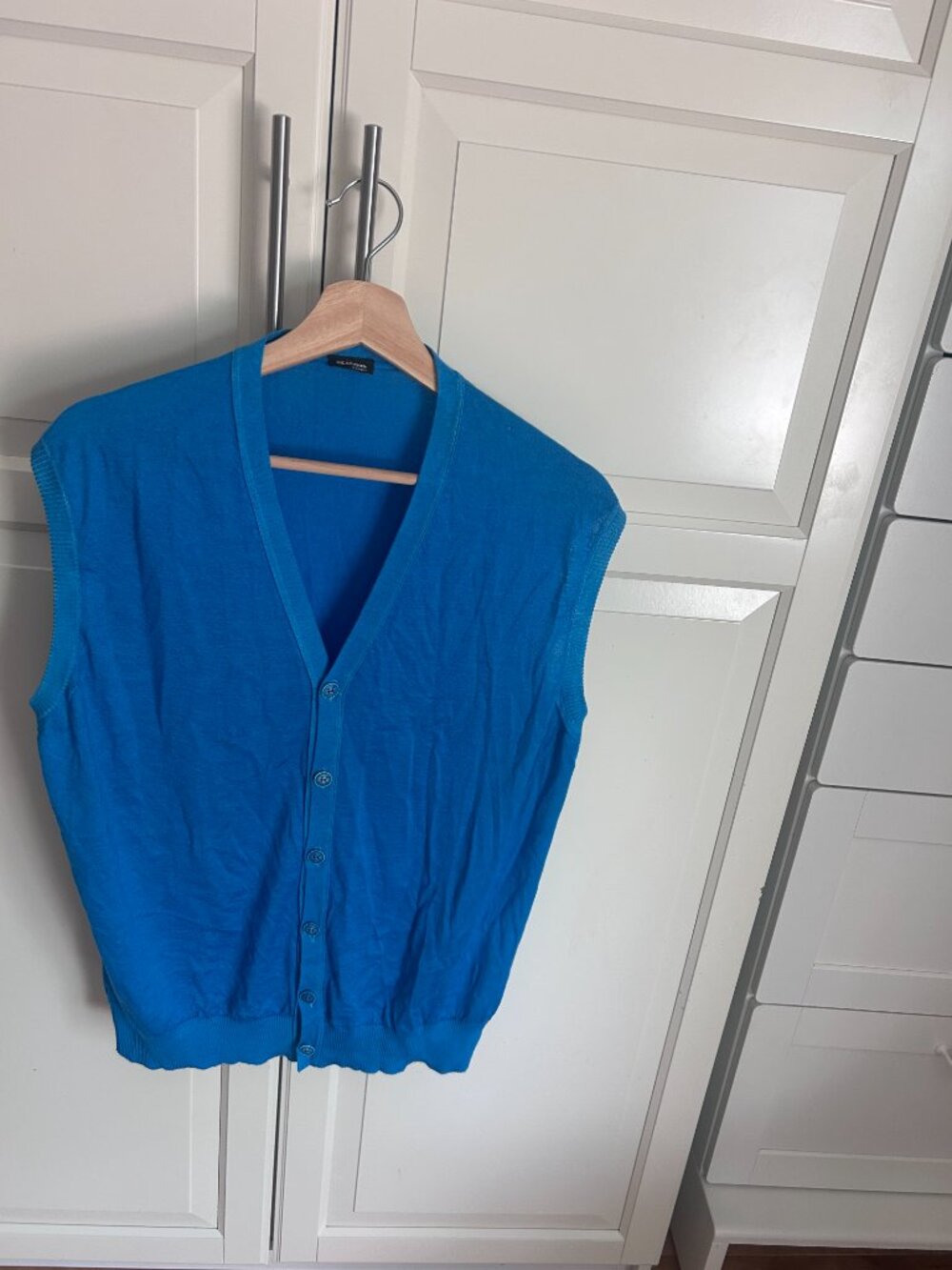 💙✨ Kiton Italy Cashmere & Silk Vest – Royal Blue - size L – Made in Italy ✨💙